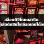 สล็อตพีจีโหมดสาธิต ช่วยผู้เล่นตัดสินใจเลือกเกมได้อย่างไร
